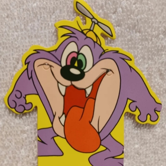 Vintage Looney tunes Dizzy Devil beanie book mark - Picture 2 of 5